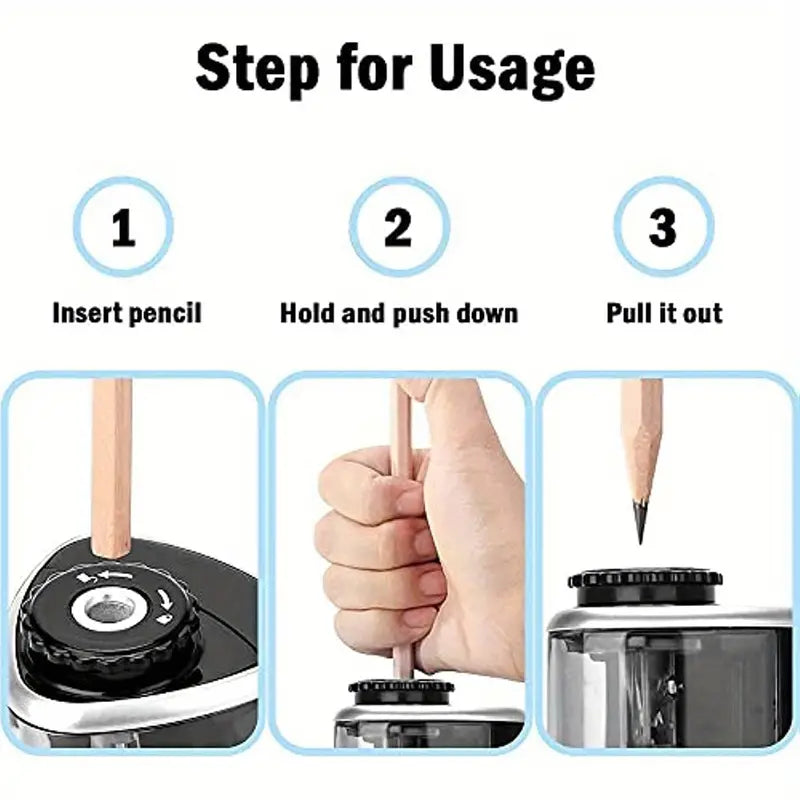 Portable Electric Pencil Sharpener