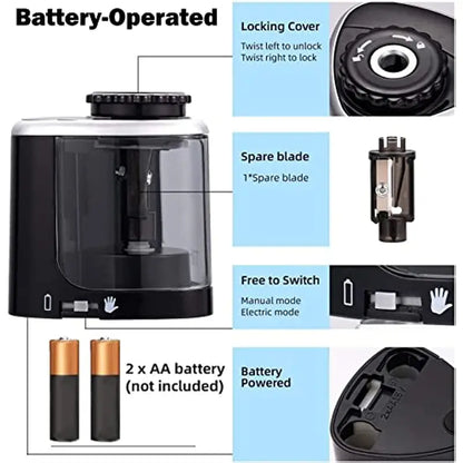 Portable Electric Pencil Sharpener
